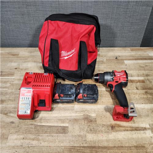 HOUSTON LOCATION - AS - IS Milwaukee FUEL 18V Lithium-Ion Brushless Cordless 1/2 in. Hammer Drill Driver Kit