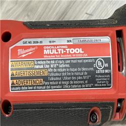 AS-IS Milwaukee FUEL 18V Lithium-Ion Cordless Brushless Oscillating Multi-Tool (Tool-Only)