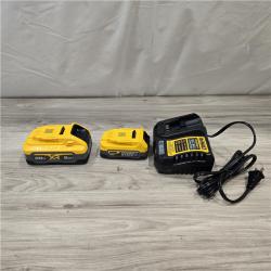 AS-IS Dewalt DCBP315-2C 20V MAX POWERSTACK Lithium-Ion Batteries and Charger Starter Kit