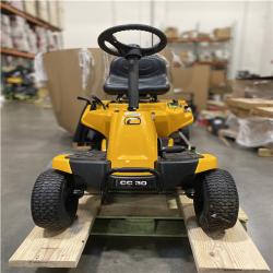 Dallas Location - As-Is Cub Cadet CC30 Riding Lawn Mower