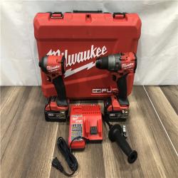 AS-IS Milwaukee  FUEL 18V Lithium-Ion Brushless Cordless Hammer Drill and Impact Driver Combo Kit