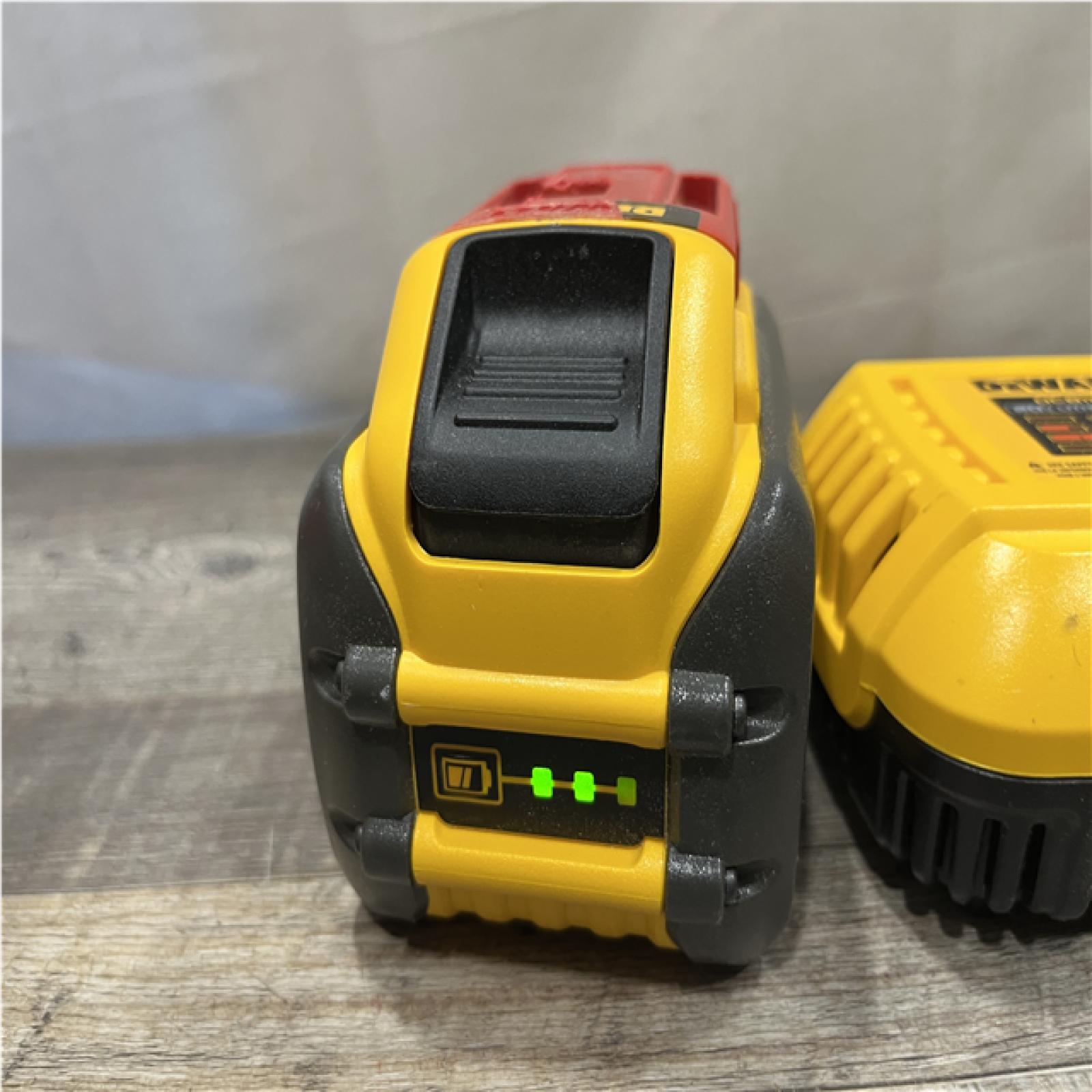 AS-IS DEWALT 20V/60V MAX FLEXVOLT Lithium-Ion 9.0Ah Battery and Charger Starter Kit