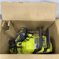 AS-IS RYOBI 40V HP Brushless Cordless 14 in. Battery Powered Chainsaw Kit