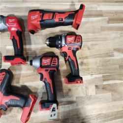 HOUSTON LOCATION - AS-IS MILWAUKEE 5 TOOL COMBO KIT W/ (2) BATTERY & CHARGER