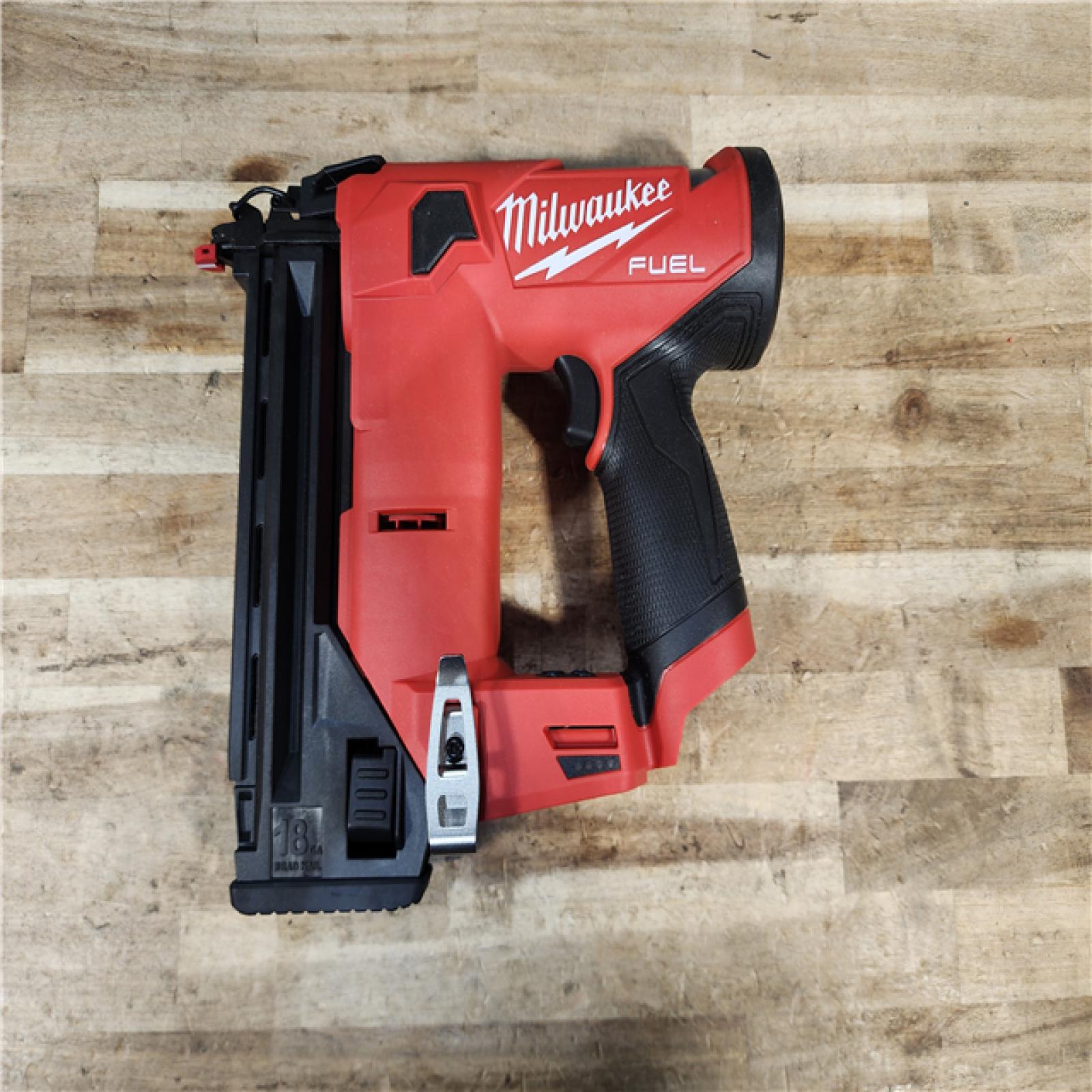 HOUSTON LOCATION - AS-IS Milwaukee FUEL 12-Volt Lithium-Ion Brushless Cordless 18-Gauge 1-1/2 in. Compact Brad Nailer (Tool Only)