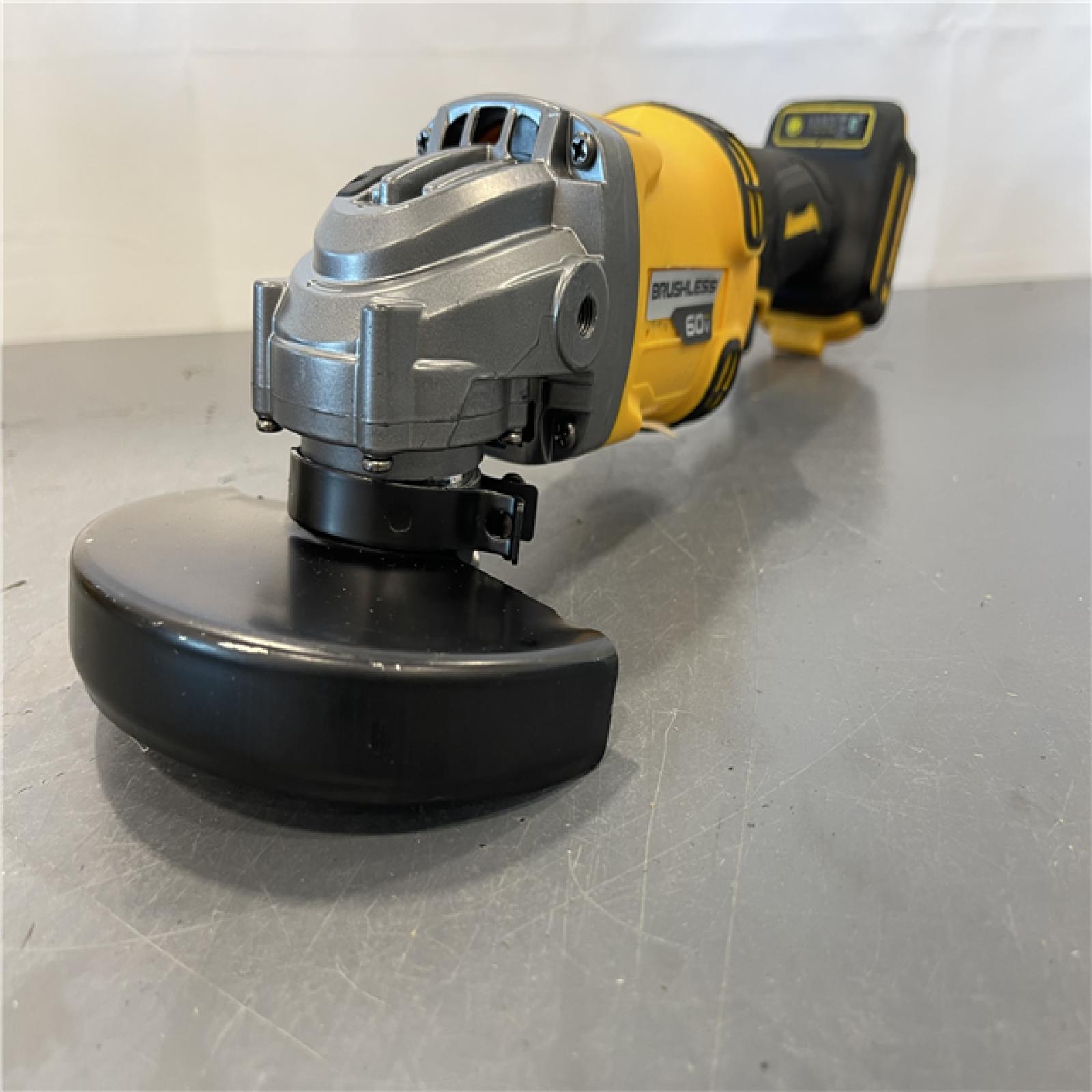 AS-IS - DEWALT 60V MAX Cordless Brushless 4.5 in. to 6 in. Small Angle Grinder with Kickback Brake