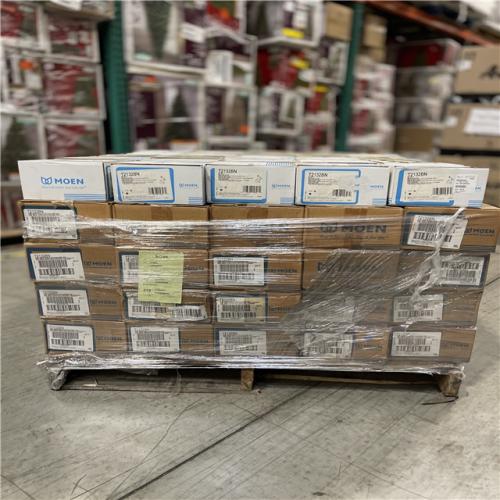 DALLAS LOCATION - Moen Eva™ One Handle Single Function Shower Faucet in Brushed Nickel (Trim Only) PALLET- (133 UNITS)