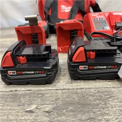 AS-IS Milwaukee 18V Lithium-Ion Brushless Cordless Compact Drill/Impact Combo Kit