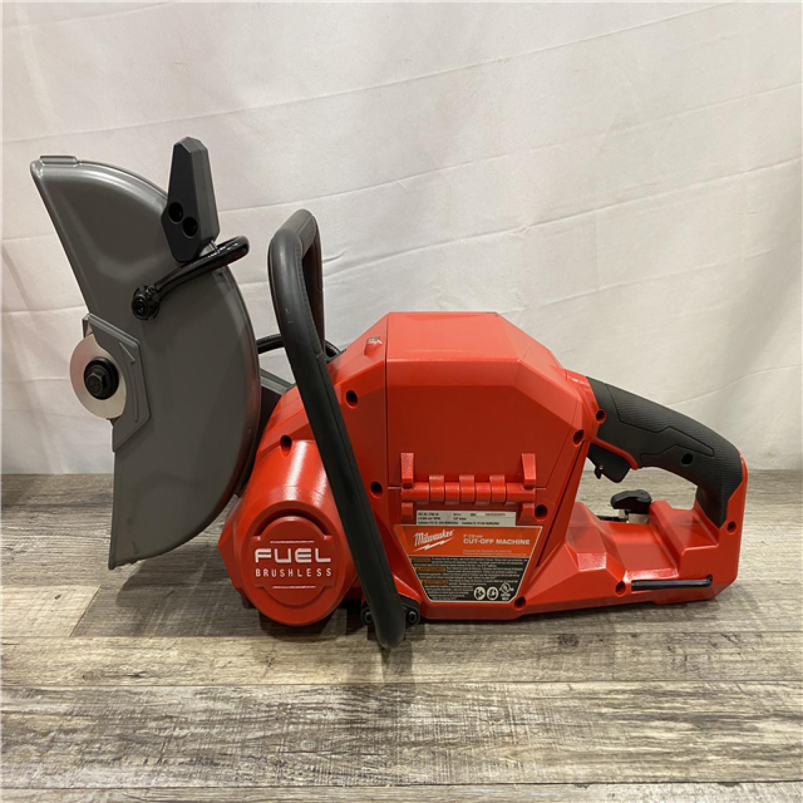 AS-IS Milwaukee FUEL ONE-KEY 18V Lithium-Ion Brushless Cordless 9 in. Cut Off Saw (Tool-Only)