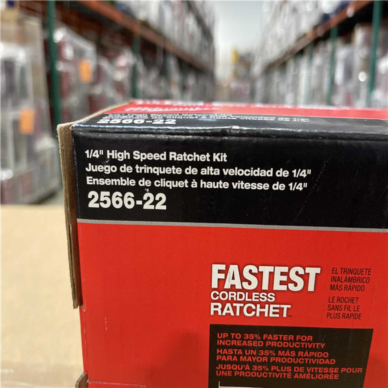 NEW!- Milwaukee M12 FUEL 12V Cordless High Speed 1/4 in. Ratchet Kit