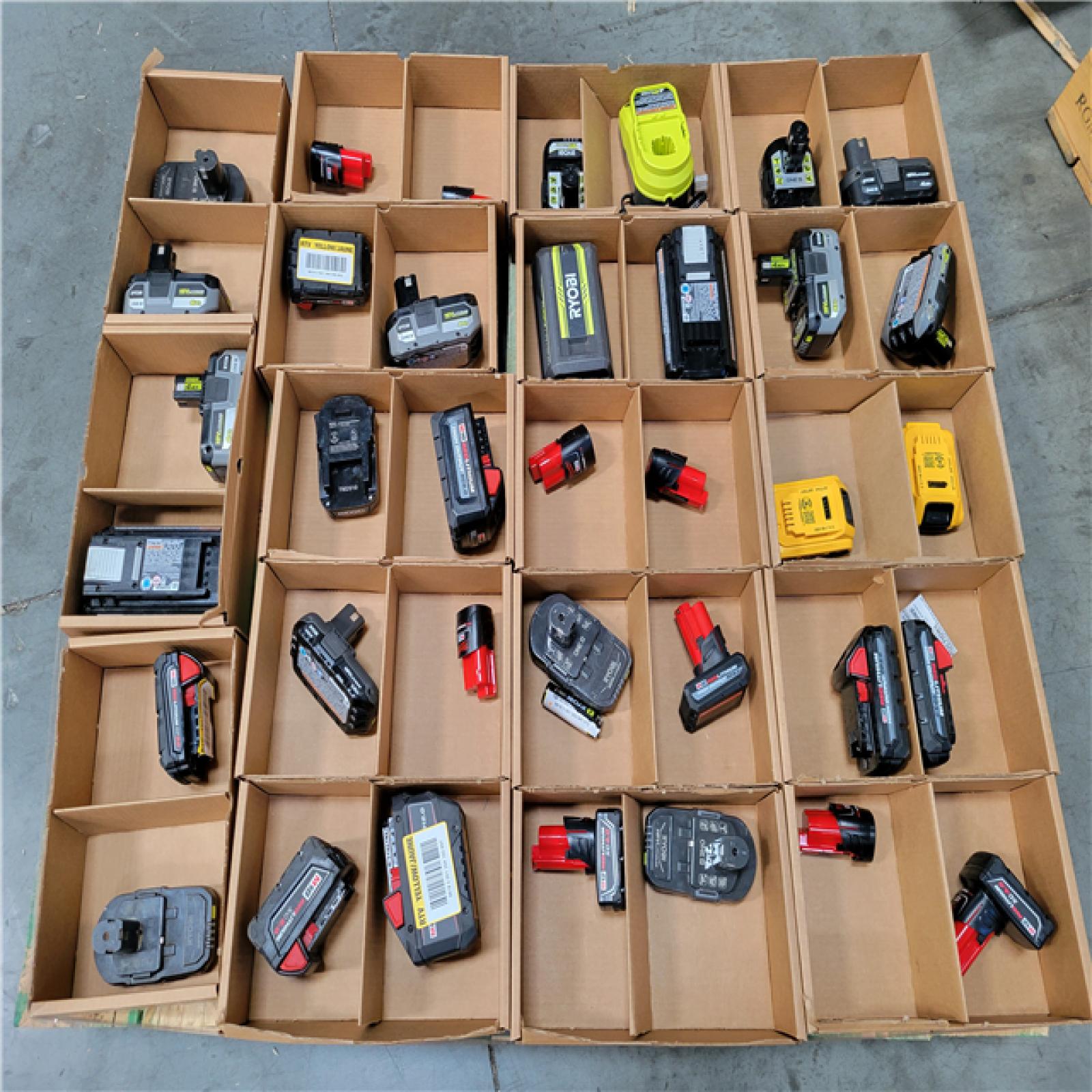 CALIFORNIA AS-IS BATTERY PALLET