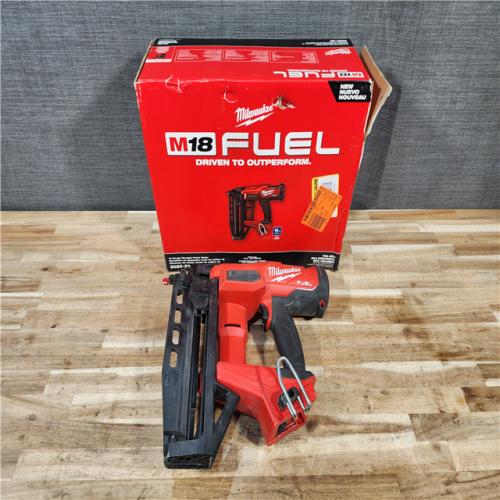 HOUSTON LOCATION - AS-IS Milwaukee FUEL 18-Volt Lithium-Ion Brushless Cordless Gen ll 16-Gauge Straight Finish Nailer (Tool Only)