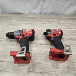 AS-IS MILWAUKEE FUEL 18V Cordless Hammer Drill and Impact Driver Combo Kit