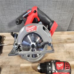 HOUSTON LOCATION - AS-IS MILWAUKEE 4 TOOL COMBO KIT W/ (2) BATTERY & CHARGER