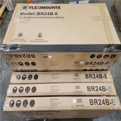 Phoenix NEW FLEXIMOUNTS 24 in. x 48 in. Heavy Duty Wall Shelf with Brackets in Black Pallet (12 Total (Retail Value $140 Each)