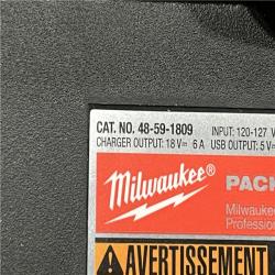 AS-IS Milwaukee 18V Lithium-Ion PACKOUT 6-Port Rapid Charger