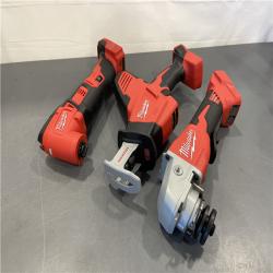 AS-IS - Milwaukee M18 18V Lithium-Ion Cordless Combo Kit (8-Tool) with (3) Batteries, Charger and (2) Tool Bags