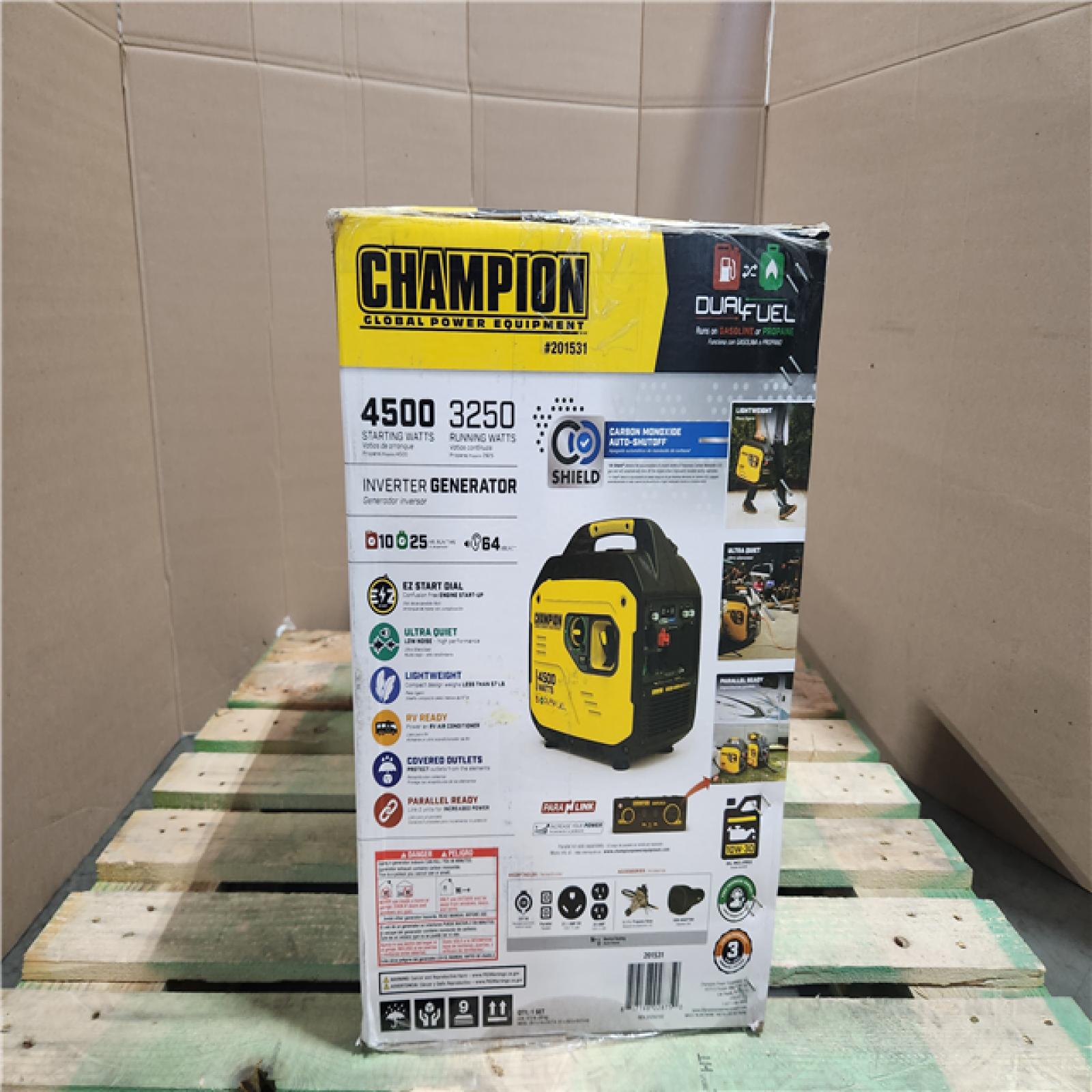 California AS-IS Champion Portable Generator