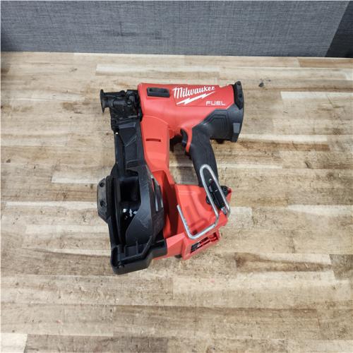 HOUSTON LOCATION - AS - IS Milwaukee FUEL 18-Volt Lithium-Ion Brushless Cordless Coil Roofing Nailer (Tool Only)