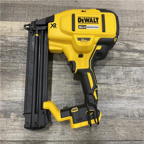 AS-IS DEWALT 20V MAX XR Lithium-Ion Electric Cordless 18-Gauge Brad Nailer (Tool Only)