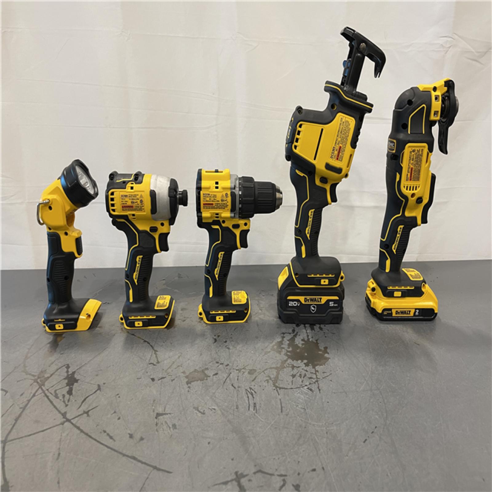 AS-IS - DEWALT 20-Volt MAX Lithium-Ion Cordless 7-Tool Combo Kit