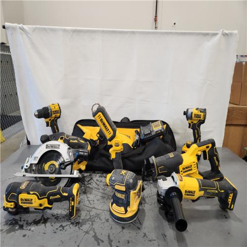 AS-IS- DEWALT 20V Lithium-Ion Cordless 8-Tool Combo Kit