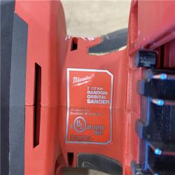 AS-IS Milwaukee 18V Lithium-Ion Brushless Cordless FUEL 5 in. Random Orbit Sander (Tool-Only)