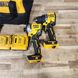 HOUSTON LOCATION - AS - IS DEWALT 2 TOOL COMBO KIT W/ (2) BATTERY & CHARGER