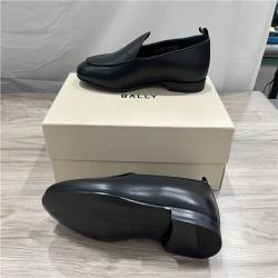 Bally Geremy Calf Plain Leather Loafers - Black - SZ 10.5