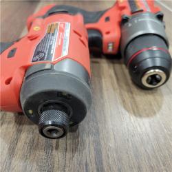 AS-IS Milwaukee 3497-22 12V Brushless Hammer Drill and Impact Driver Combo Kit