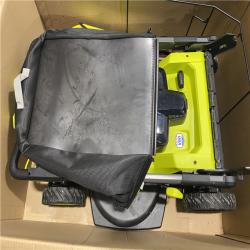 Dallas Location - As-Is RYOBI 80V HP Brushless Battery Cordless Electric 30 in. Multi-Blade Lawn Mower with Battery and Charger