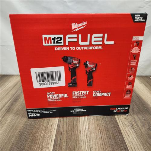NEW! - MILWAUKEE M12 Fuel Combo Rotomartillo 1/2 Y Llave De Impacto1/4 Nueva Generacion