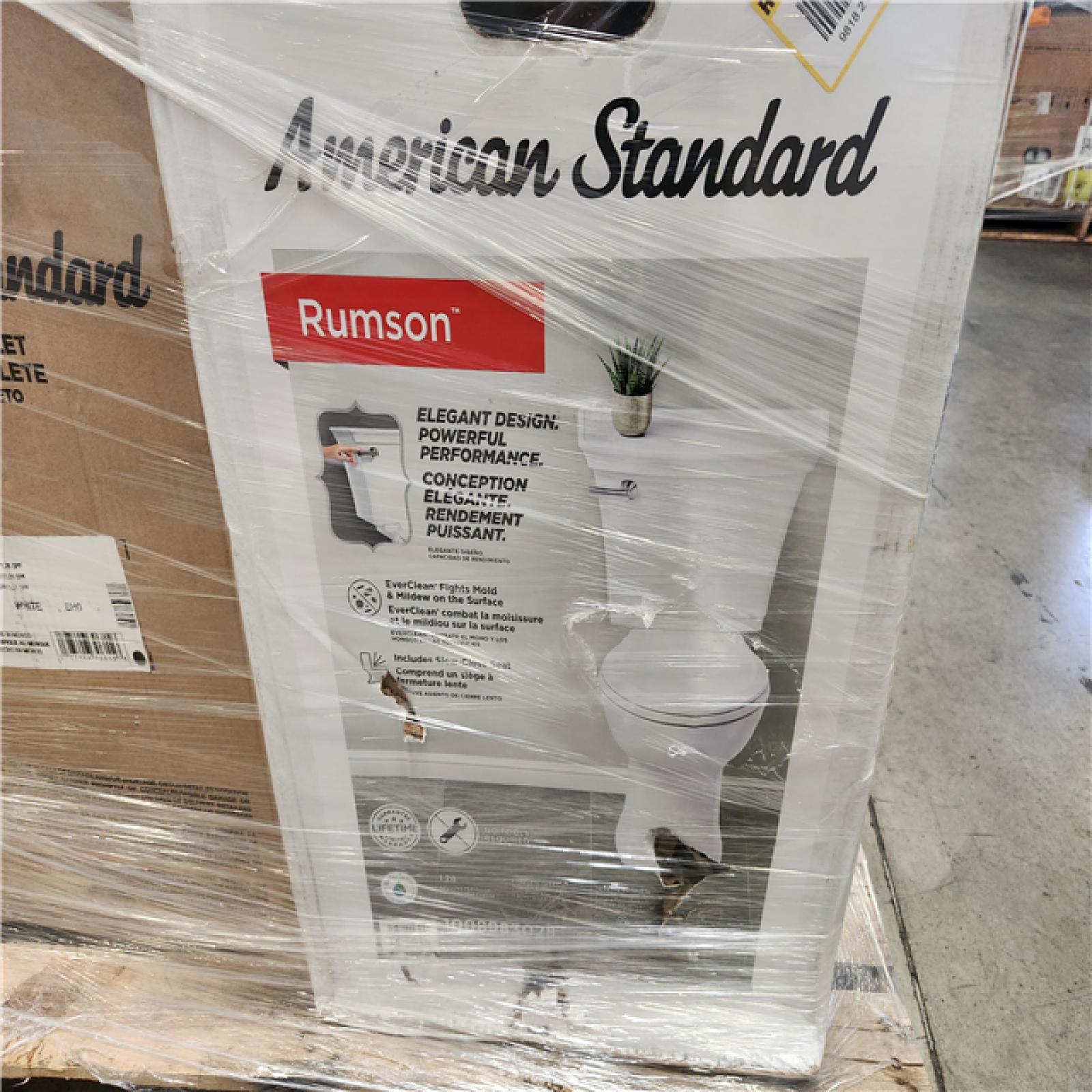 Phoenix AS-IS Mixed American Standard Toilet Pallet (6 Toilets)