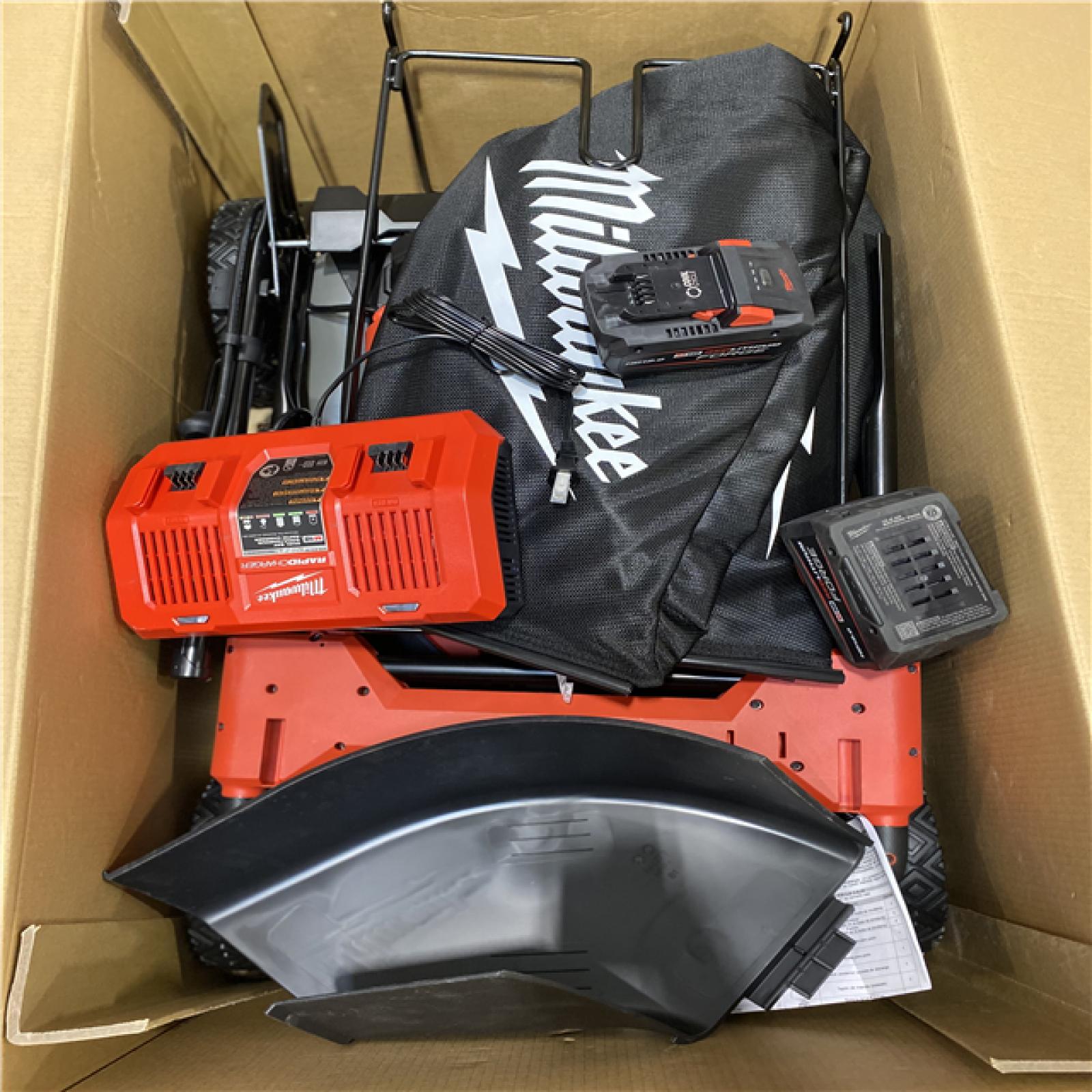 Dallas Location - As-Is 	Milwaukee 18 FUEL 21 Self-Propelled Dual Battery Mower Kit