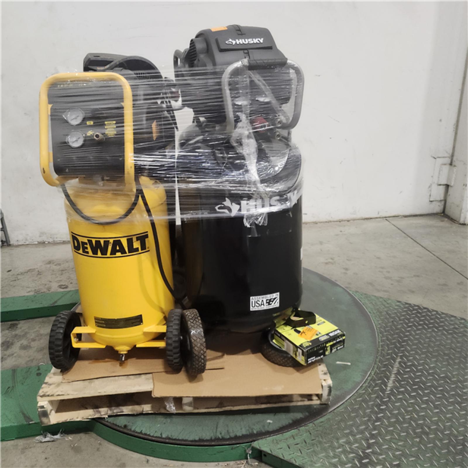 Dallas Location - As-Is AIR COMPRESSORS Pallet (Lot Of 4)