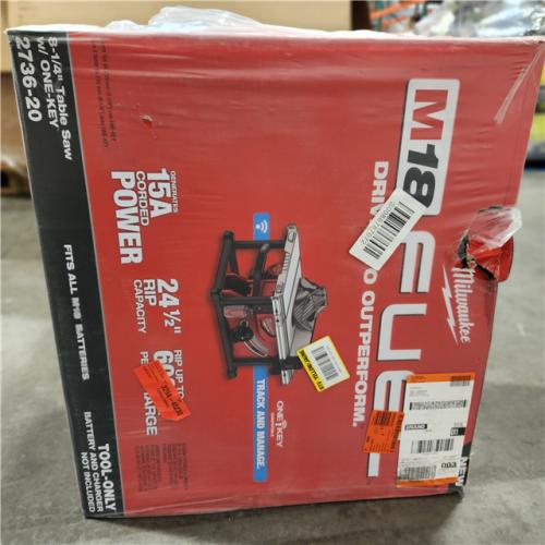 NEW- Milwaukee M18 FUEL ONE-KEY 18-Volt Lithium-Ion Brushless Cordless 8-1/4 in. Table Saw (Tool-Only)