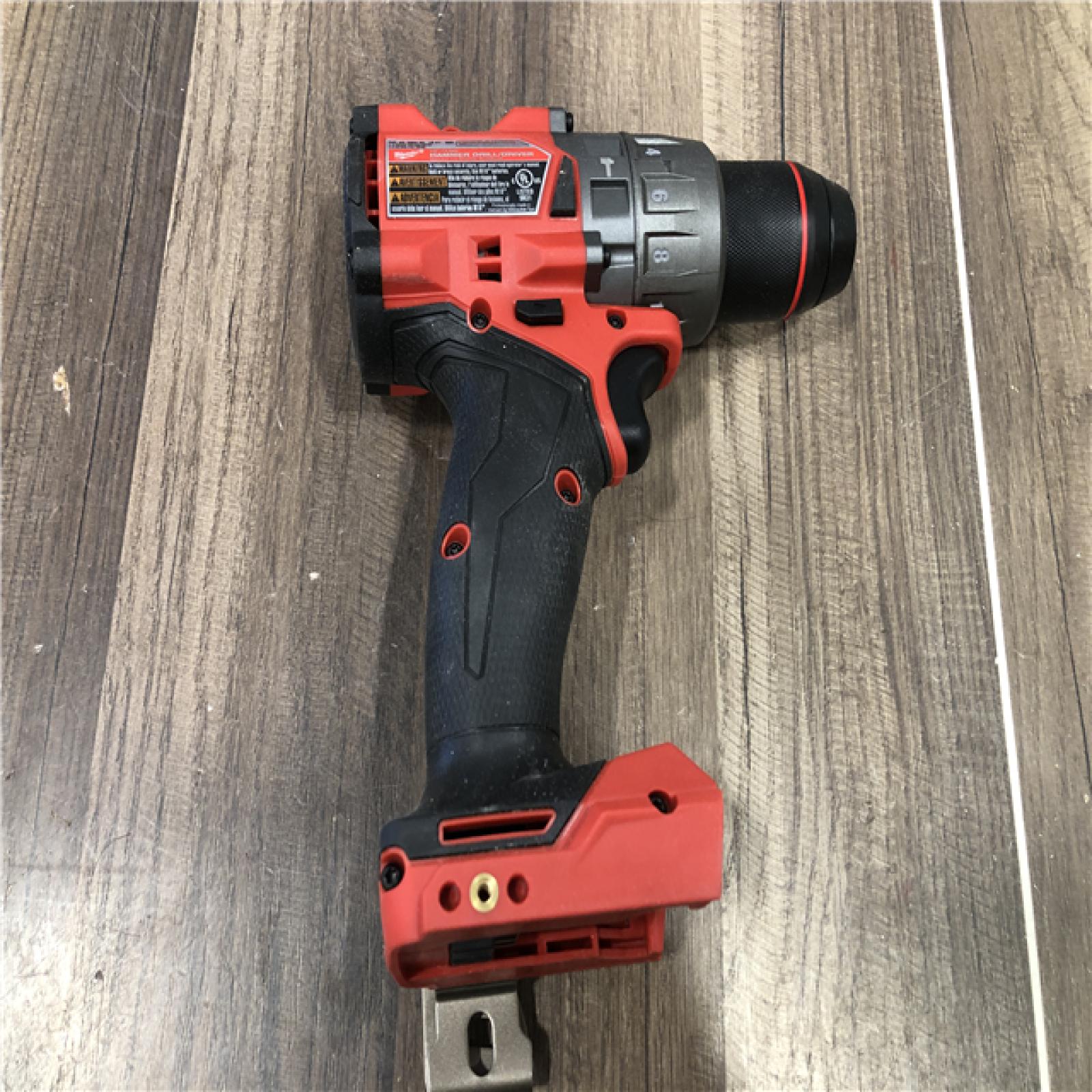 AS-IS Milwaukee FUEL 18V Lithium-Ion Brushless Cordless 1/2 in. Hammer Drill/Driver (Tool-Only)