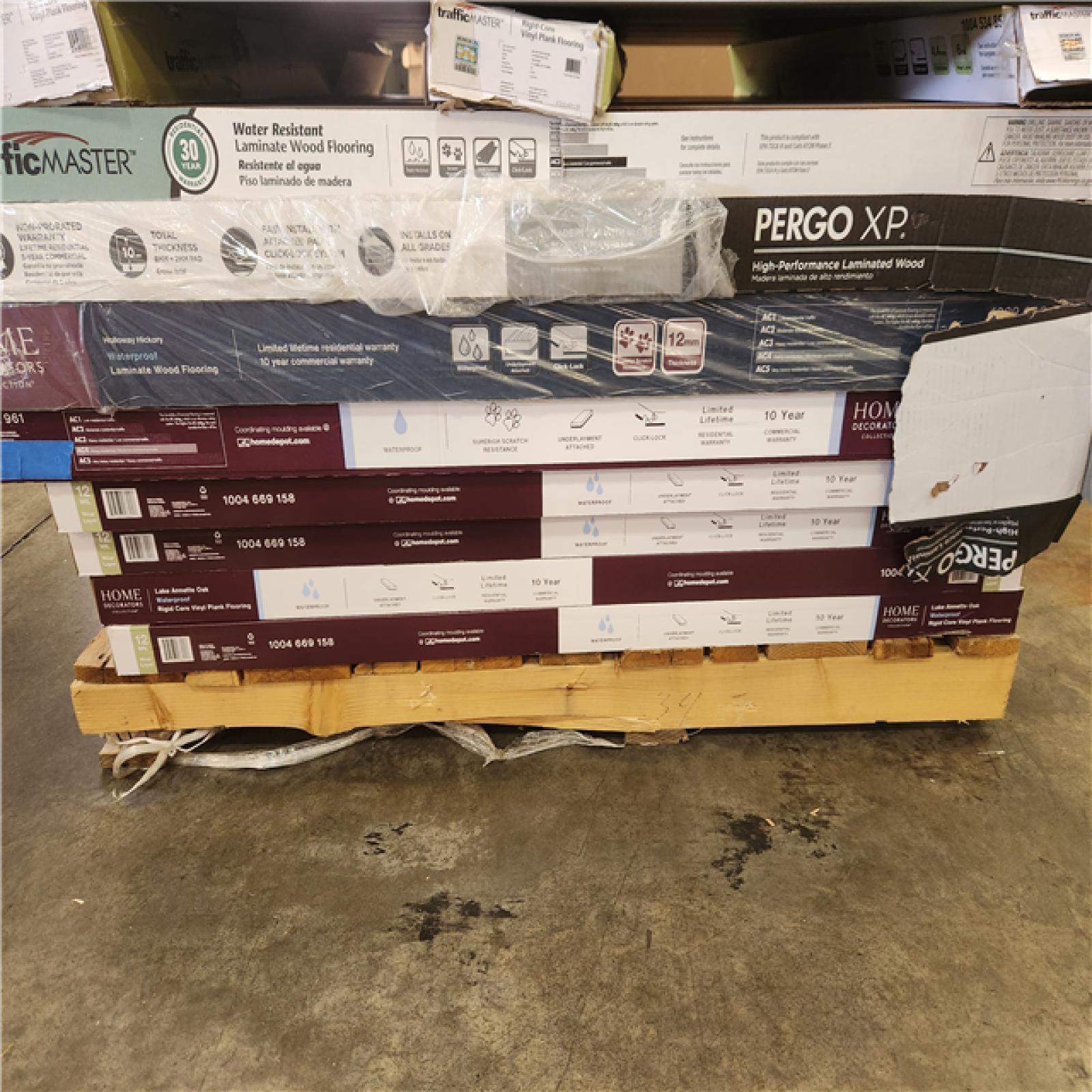 Phoenix AS-IS Mixed Home Vinyl Floor Pallet (35-Boxes)