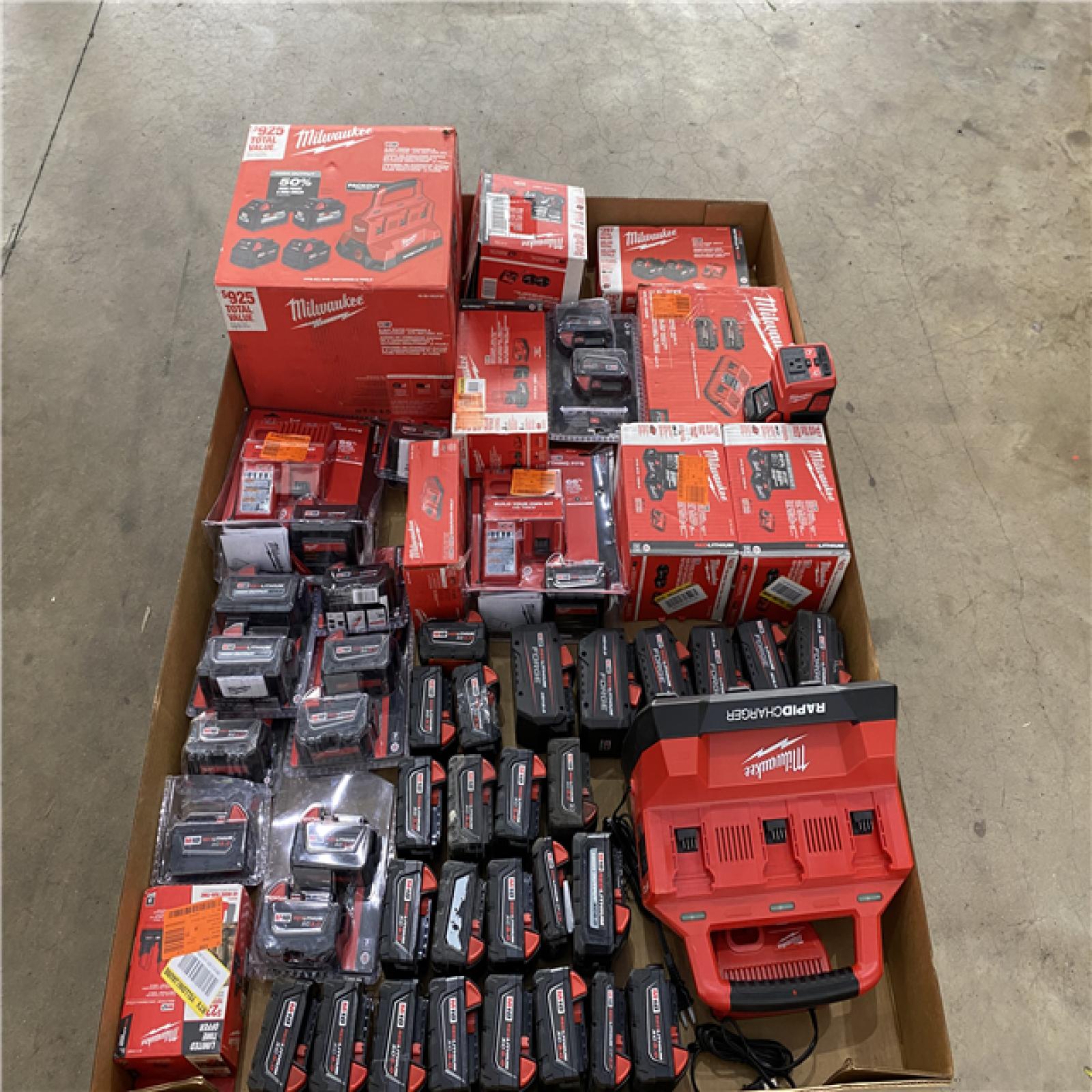 Houston Location AS IS - Milwaukee Battery Pallet