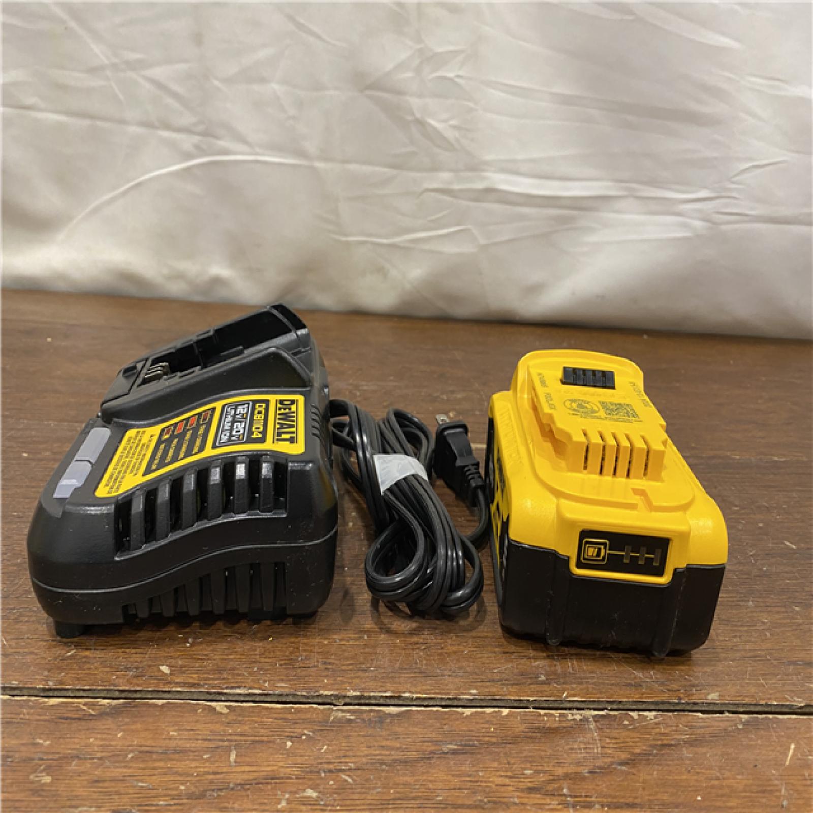 AS-IS DEWALT 20-Volt Maximum XR 5.0 Ah Battery Pack and Charger