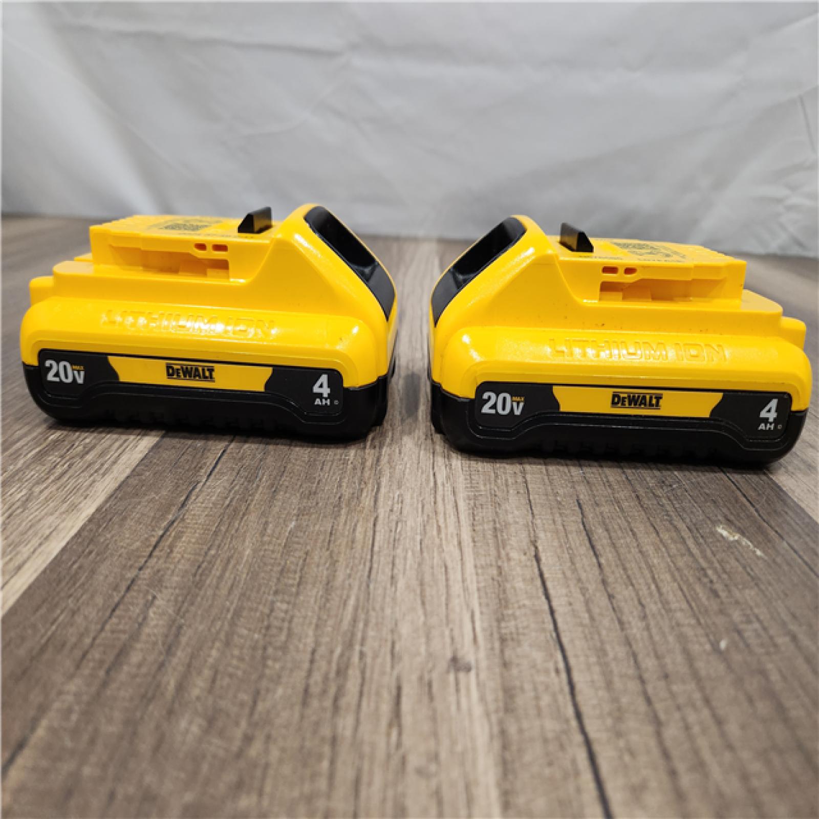 AS-IS - Dewalt 20-Volt MAX Lithium-Ion 4.0 Ah Compact Battery Pack (2-Pack)