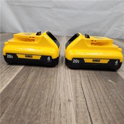 AS-IS - Dewalt 20-Volt MAX Lithium-Ion 4.0 Ah Compact Battery Pack (2-Pack)