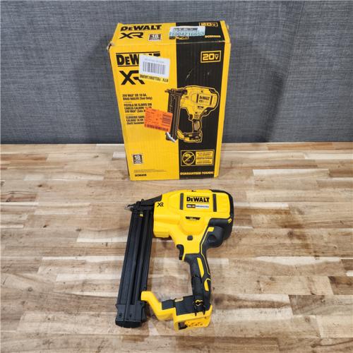HOUSTON LOCATION - AS-IS DEWALT 20V MAX XR Lithium-Ion Electric Cordless 18-Gauge Brad Nailer (Tool Only)