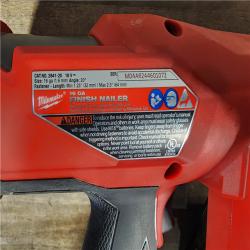 HOUSTON - LOCATION - AS-IS Milwaukee 2841-20 18V Cordless Gen II 16 Gauge Angled Finish Nailer (Tool Only)