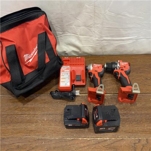 AS-IS Milwaukee M18 Compact Brushless 2-Tool Combo Kit