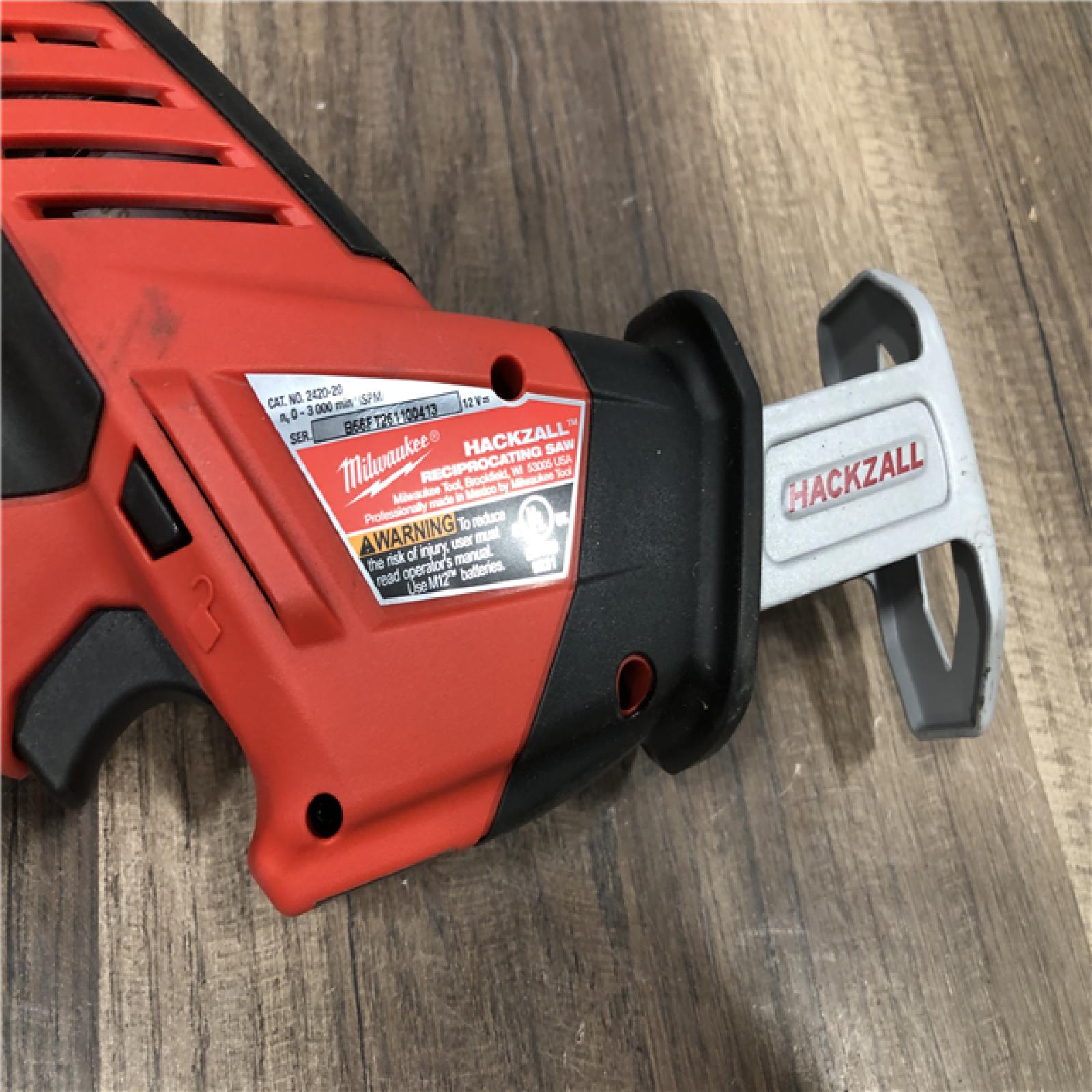 AS-IS Milwaukee 12V Lithium-Ion HACKZALL Cordless Reciprocating Saw Kit