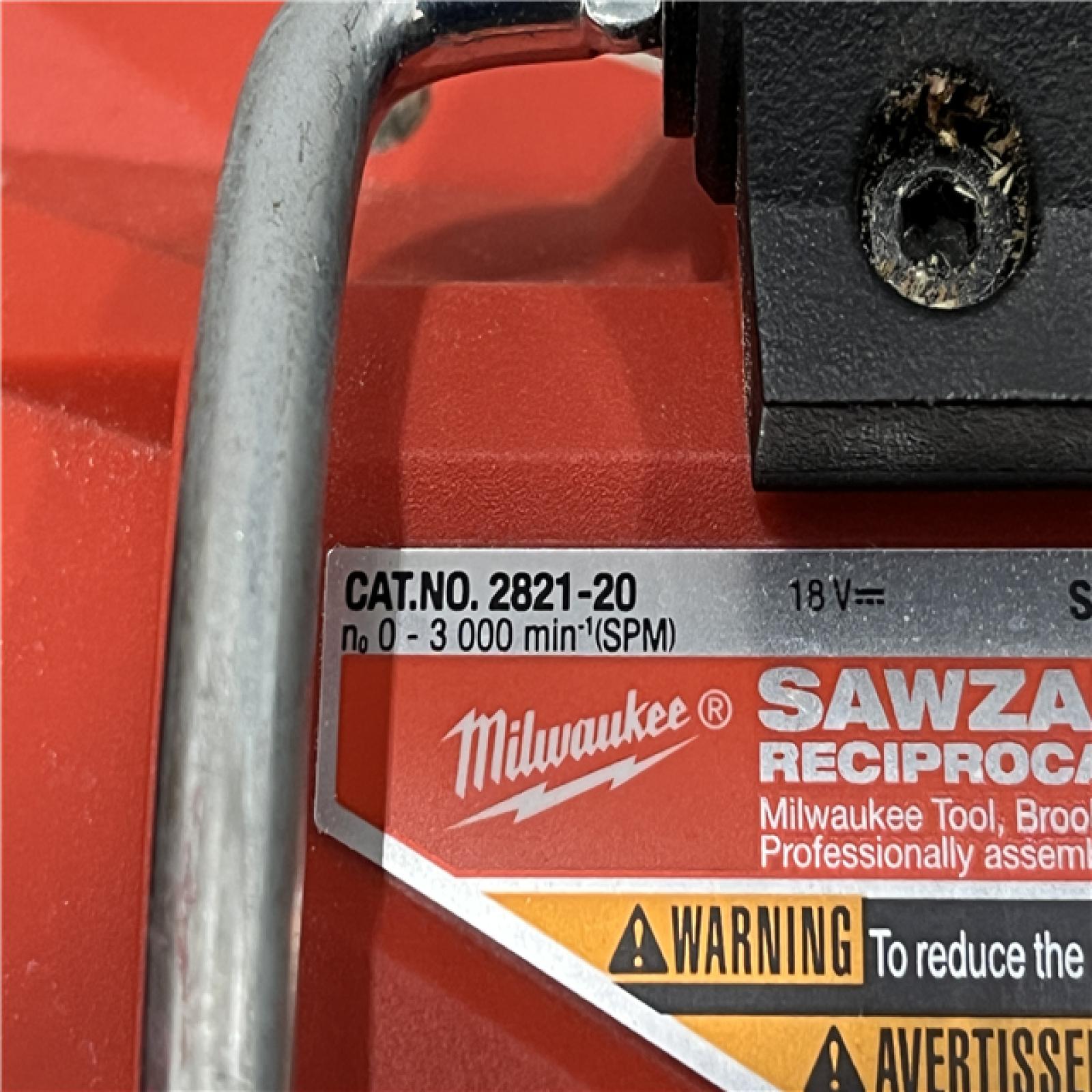 AS-IS Milwaukee FUEL GEN-2 18V Lithium-Ion Brushless Cordless SAWZALL Reciprocating Saw (Tool-Only)