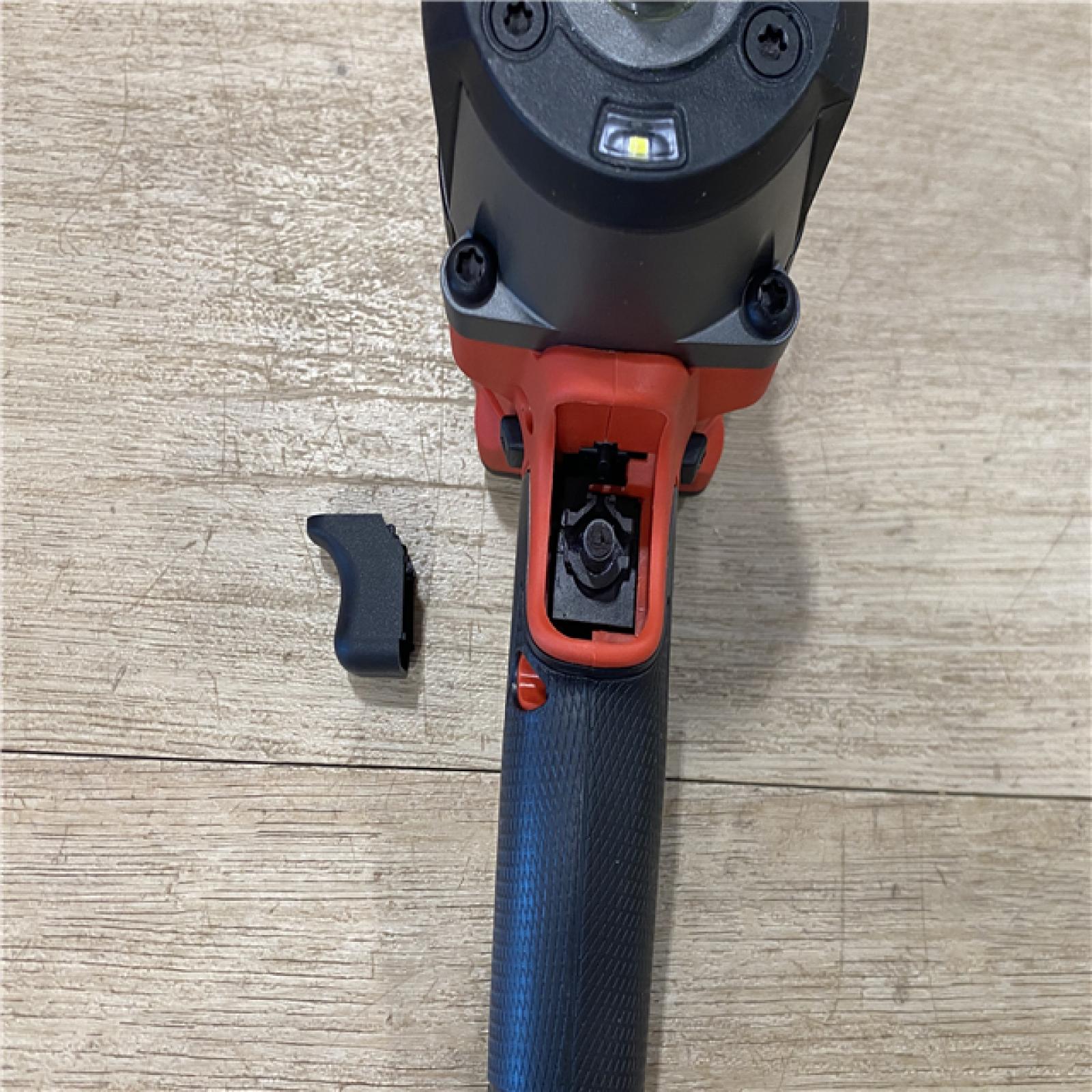 AS-IS MILWAUKEEM18 FUEL 18V Cordless Mid Torque 1/2 in. Impact Wrench W/ M12 FUEL 3/8 in. Ratchet & Battery/Charger Combo Kit