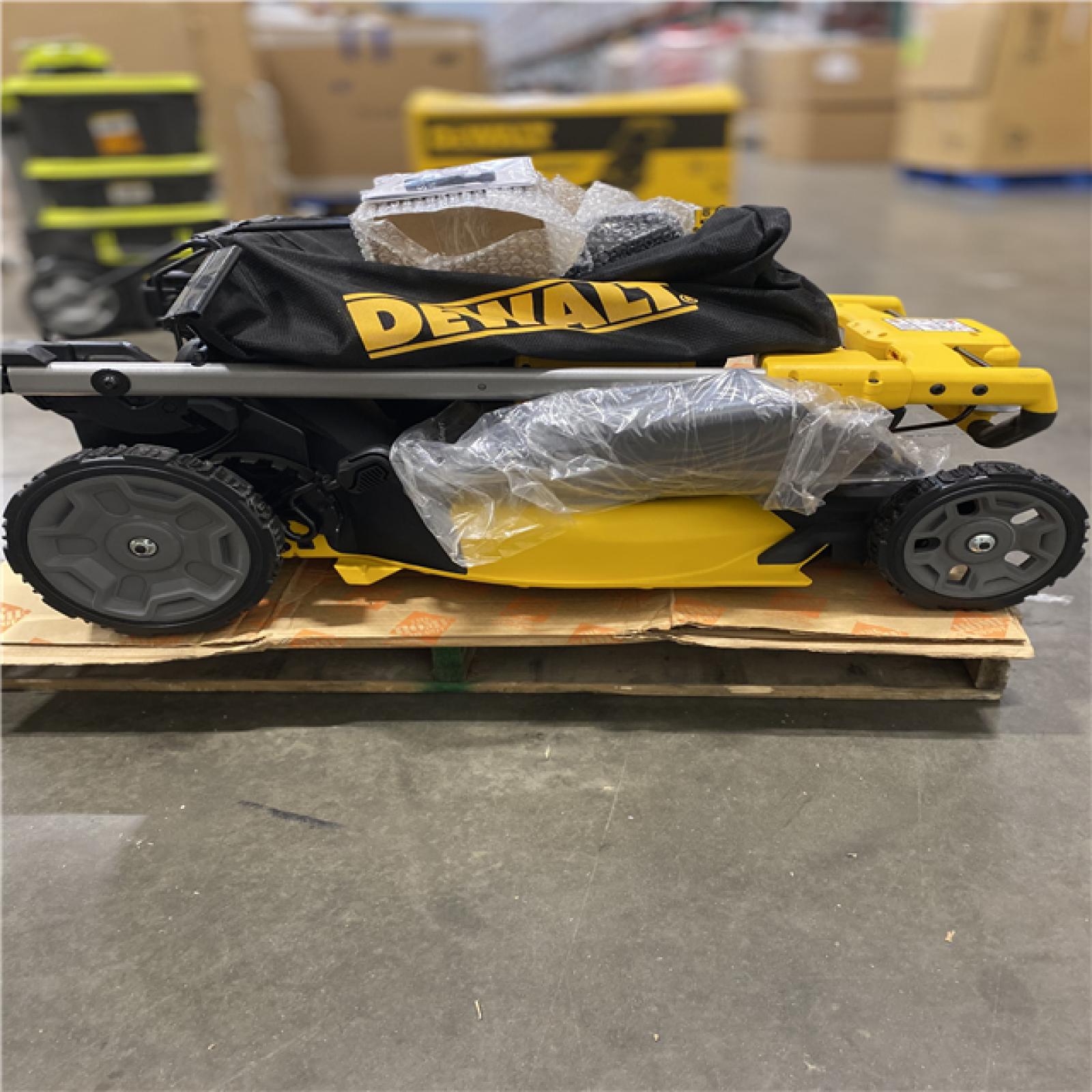 Dallas Location - As-Is  DEWALT 2x20V MAX 21 in. Cordless Battery Powered Self Propelled Lawn Mower Kit with (2) 10 Ah Batteries and Chargers