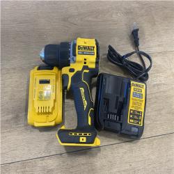 AS-IS DEWALT Atomic 20V Lithium-Ion Cordless Compact 1/2 in. Drill/Driver Kit